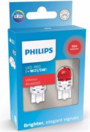 Philips Ulinon Pro6000 Si LED Pære W21/5W Rød (2 stk.)